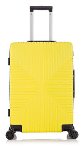 24" Medium ABS-30 Lightweight Hard Shell Suitcase - Yellow