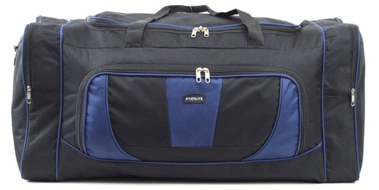Black & Navy Extra Large Holdall Duffle Bags